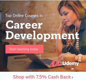 Udemy Online Courses Spring Sale + Cash Back