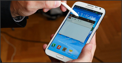 Samsung reveals Galaxy Note II <br>and Ativ S Windows Phone 8 device