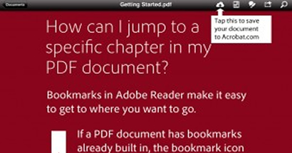 Adobe Reader for Android & iOS gets cloud storage, other goodies