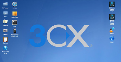 3CX lets you control your Android device <br>and make calls from your PC