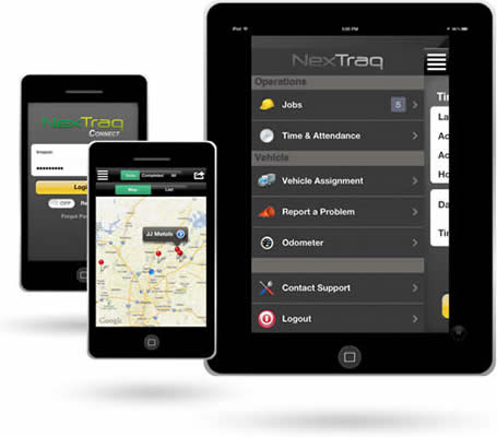 NexTraq tracking app iPhone iPad Android