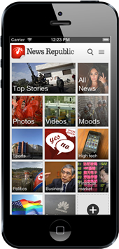 News Republic news app iPhone