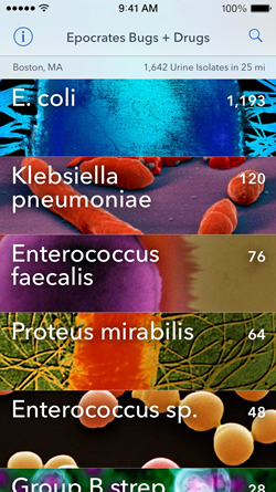 Epocrates Bugs+Drugs mobile medical reference 1