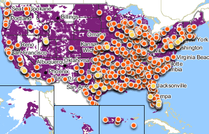 Sprint 4G LTE reaches 400 markets, with 20 more added