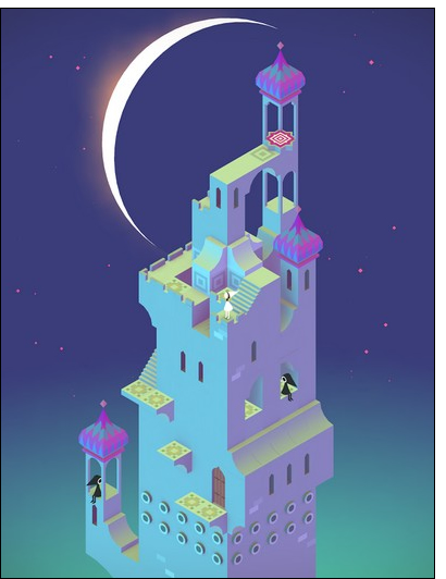 MonumentValley moon castle