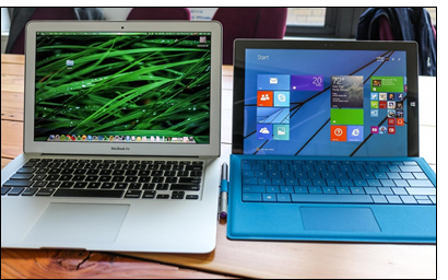 SurfacePro3 vs MacBookAir