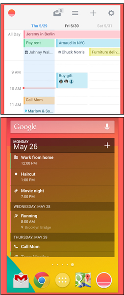 Sunrise Calendar Android