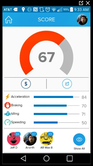 Azuga GPS fleet tracking mobile app