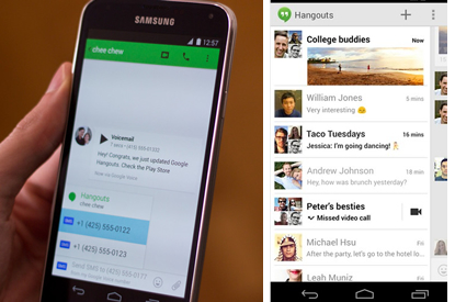 Hangouts 2.3 Android Google Voice