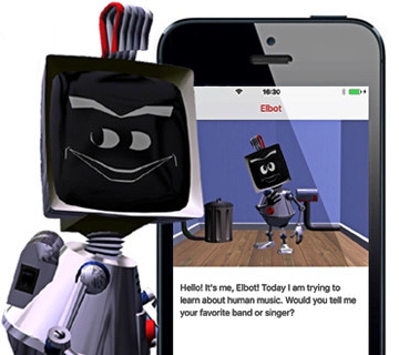 Cheeky Elbot robot app <br>won’t give you directions