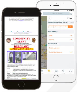 Everbridge mobile app public safety alerts