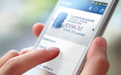RBS mobile banking app
