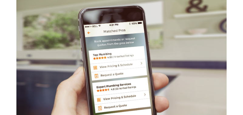 HomeAdvisor app puts maintenance experts & contractors in your hand