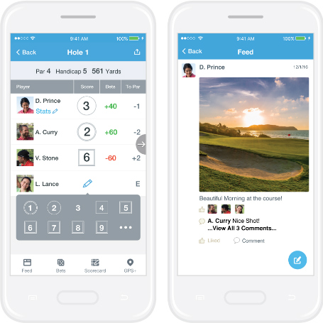 18birdies golf app scoring and social