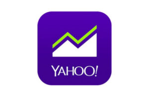 Yahoo Finance stock tracking app logo