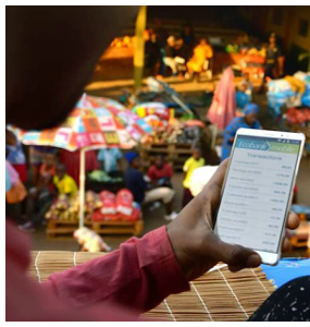 mobile banking app Africa crop