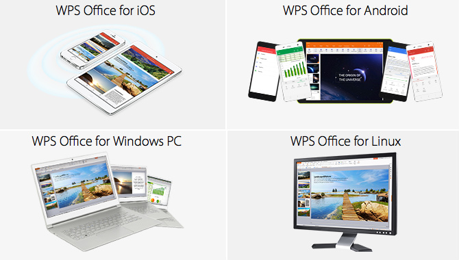WPS Office mobile platfoms