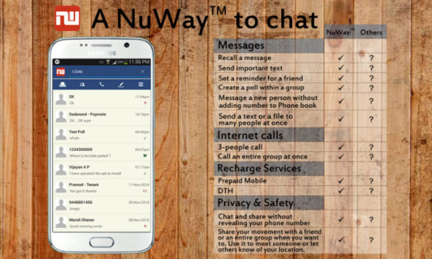 NuWay chat app — Your new, better way of messaging