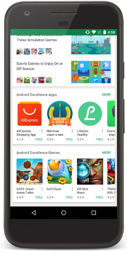 Play Store Android Excellence apps