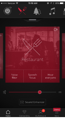 ReSound hearing aid app iPhone 2
