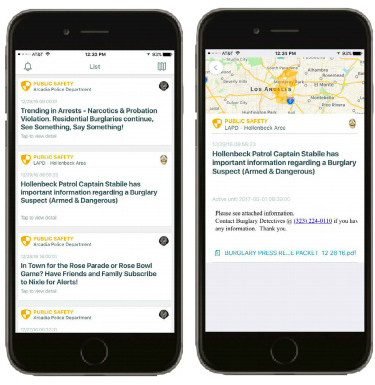 Everbridge app police alerts crime map