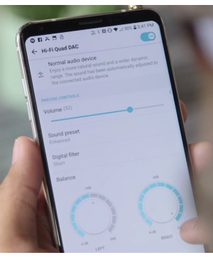 LG V30 audio settings
