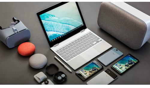 Google Home Pixel 2 Pixelbook family