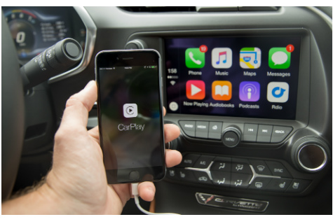 Apple Toyota CarPlay home screen