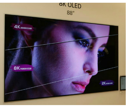 LG 8K TV prototype CES 2018 best TVs