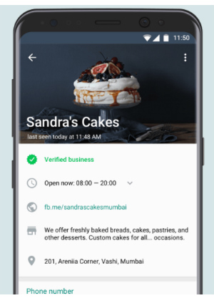 WhatsApp business app