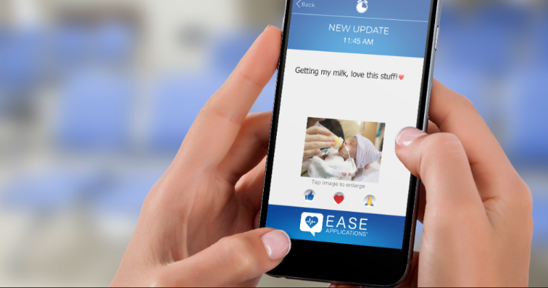 Ease app delivers timely medical care updates to patients’ loved ones