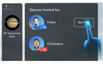 Facebook Spaces VR app