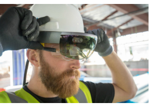 Trimble HoloLens hard hat