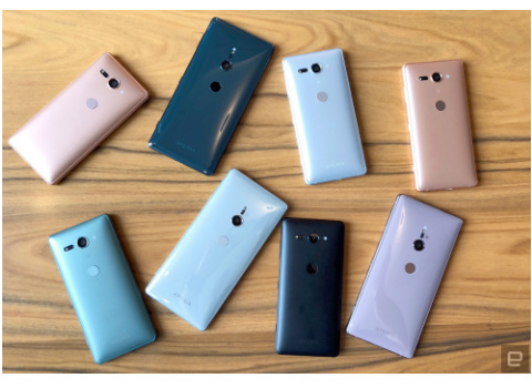 MWC 2018 new phones -- Sony Xperia XZ2 colors Engadget