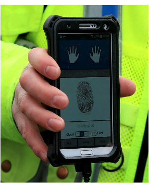 police fingerprint scanner