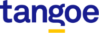 Tangoe logo blue and yellow