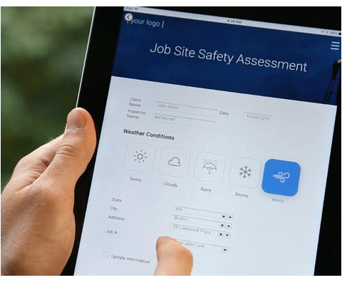 Form.com mobile inspection forms example