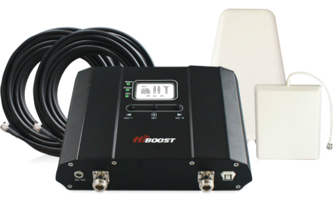HiBoost Home 15K LCD cellphone signal booster kit