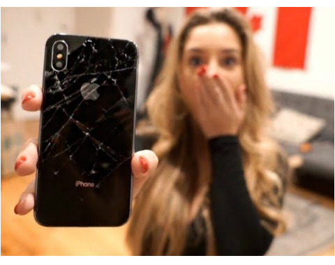shattered iPhone back repair AppleCare+