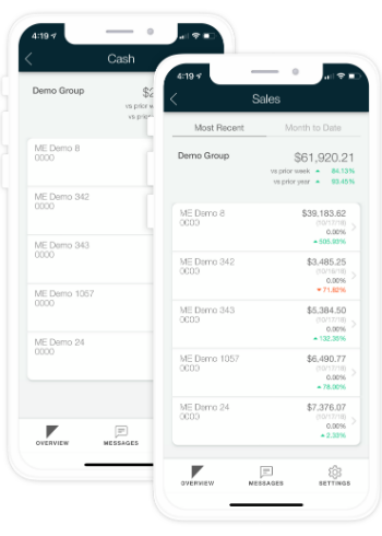 Ceterus Edge Mobile accounting app cash and sales