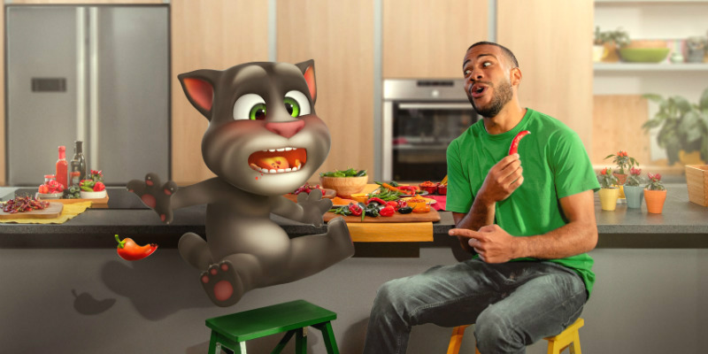 Tom keeps you laughing in My Talking Tom 2 mobile game