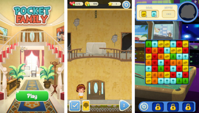 Kooapps Pocket Family game screenshots 2019