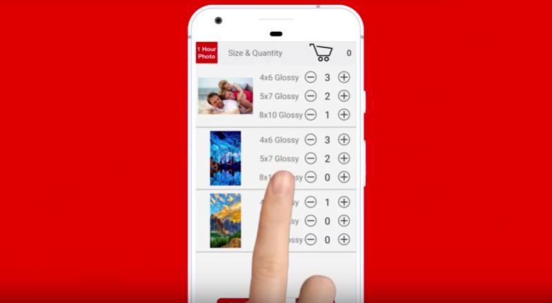Print phone photos at your favorite store with 1 Hour Photo app