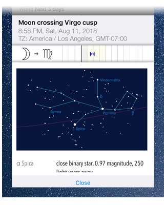 Time Nomad astrology app astronomy learning feature